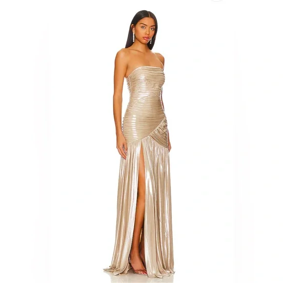 REVOLVE Holiday Dress - Josie Dress in Champagne
retrofete Size Large - Picture 4 of 5